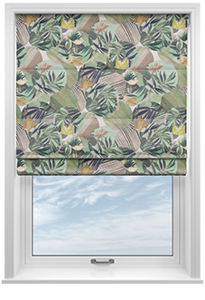 Osaka, Mint - Twist&Fit Roman Blind